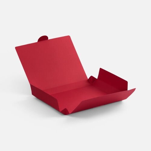 Коробка самосборная Flacky, темно-красная 3