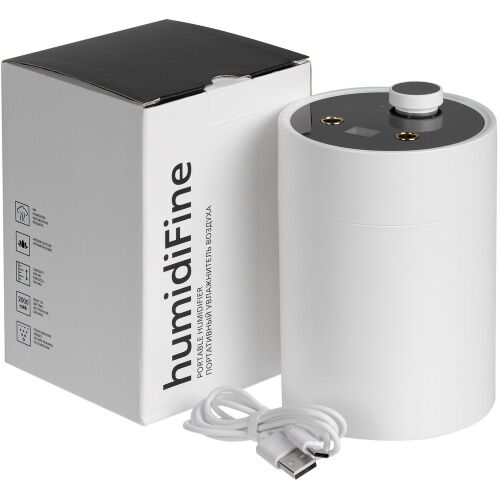Переносной увлажнитель-ароматизатор humidiFine, белый 6 Переносной увлажнитель-ароматизатор humidiFine, белый 6