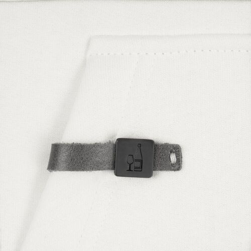 Лейбл кожаный Beta, XS, серый 7