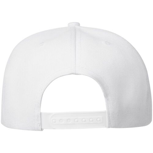 Бейсболка Snapback с прямым козырьком, белая 2