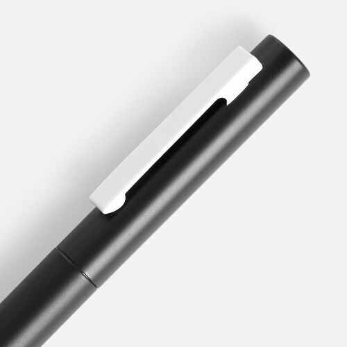 Ручка шариковая Inkolor, черная с белым 3