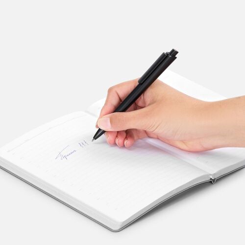 Ручка шариковая Informa, матовая, черная 4