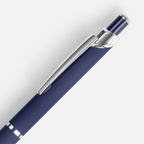 Ручка шариковая Chromos Soft Touch, синяя 3