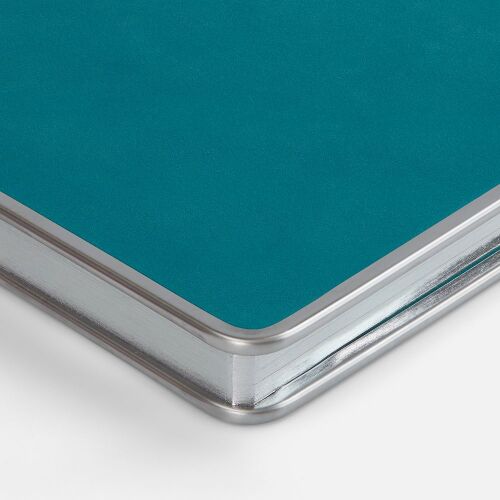 Ежедневник Metal Frame на заказ, датированный, бирюзовый 5