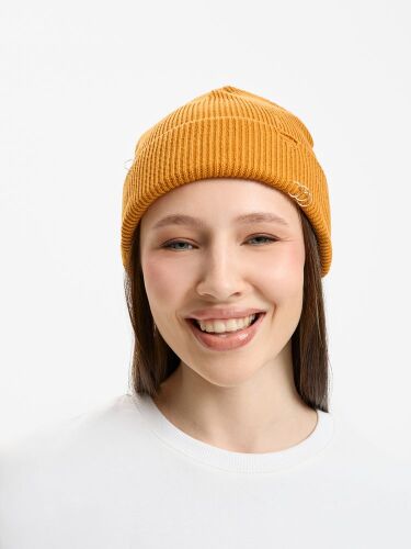 Шапка Ribelle, темно-желтая (горчичная) 4