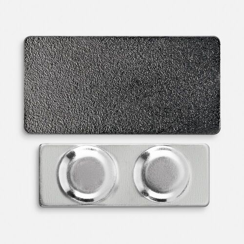 Значок Magnet Matto, серый металлик 4 Значок Magnet Matto, серый металлик 4