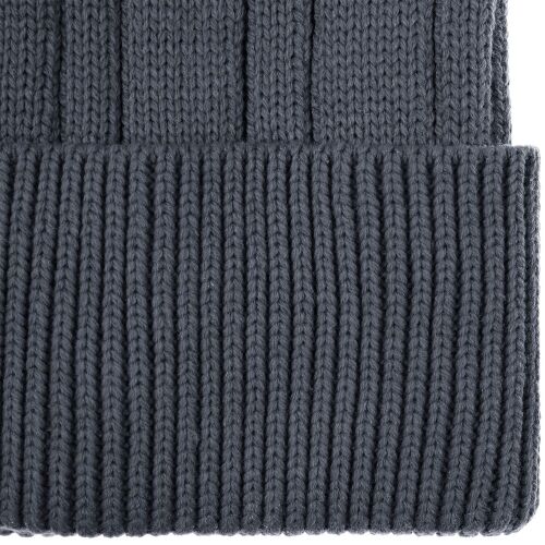 Шапка Knit Beat, серая (графит) 3 Шапка Knit Beat, серая (графит) 3