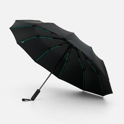 Зонт складной с УФ-защитой Ribstar, черный 1