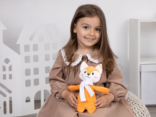 Мягкая игрушка Beastie Toys, лисенок с белым шарфом 6 Мягкая игрушка Beastie Toys, лисенок с белым шарфом 6