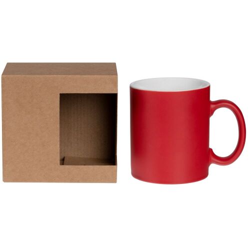 Коробка для кружки с окном Cupcase, крафт 3