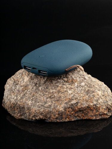 Внешний аккумулятор Pebble 7800 мАч, серо-синий 2 Внешний аккумулятор Pebble 7800 мАч, серо-синий 2