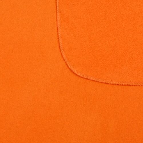Флисовый плед Warm&Peace, оранжевый 3