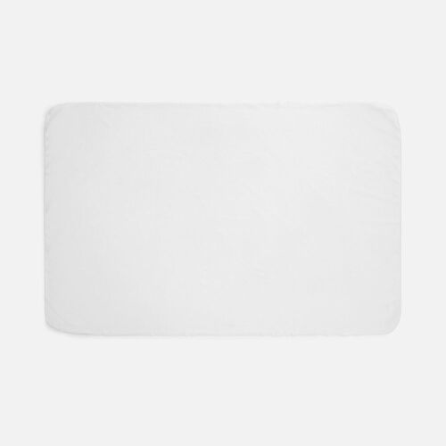 Флисовый плед Warm&Peace, белый 1