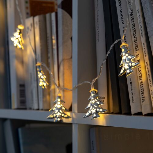 Светодиодная гирлянда Silver Lights, серебристая 5