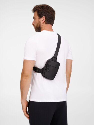 Спортивная кросс-боди сумка UrbanHike, черная 5