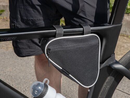Велосумка на раму BikeLine Mini, черная с белым 6 Велосумка на раму BikeLine Mini, черная с белым 6