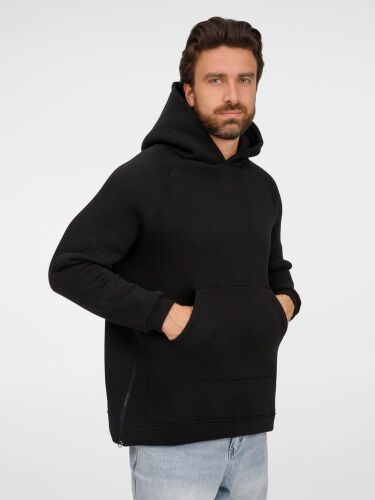 Худи унисекс оверсайз Easy Street, черное, размер XL/XXL 4