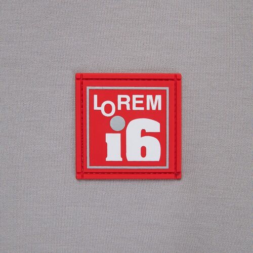 Лейбл из ПВХ Dzeta, L, красный 4