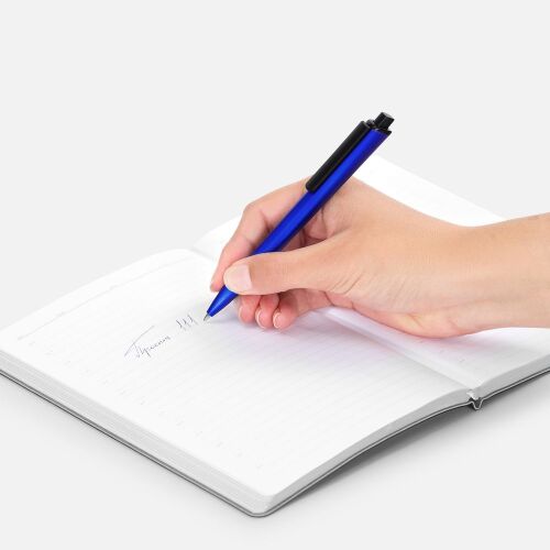 Ручка шариковая Informa, металлик, синяя 4