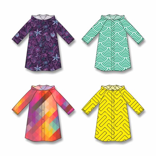 Дождевик классический RainCoat на заказ, разноцветный, единый ра 7