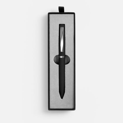 Ручка шариковая Bolt Soft Touch в футляре, черная 2 Ручка шариковая Bolt Soft Touch в футляре, черная 2