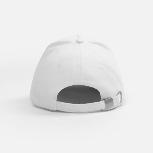 Бейсболка Classic 2.0, белая с темно-синим кантом 2