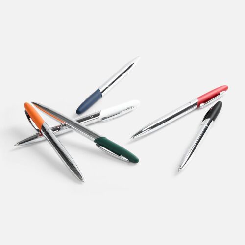 Ручка шариковая Dagger Soft Touch, белая 5