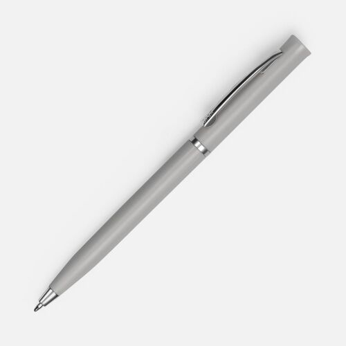 Ручка шариковая Euro Chrome, темно-серая 1 Ручка шариковая Euro Chrome, темно-серая 1