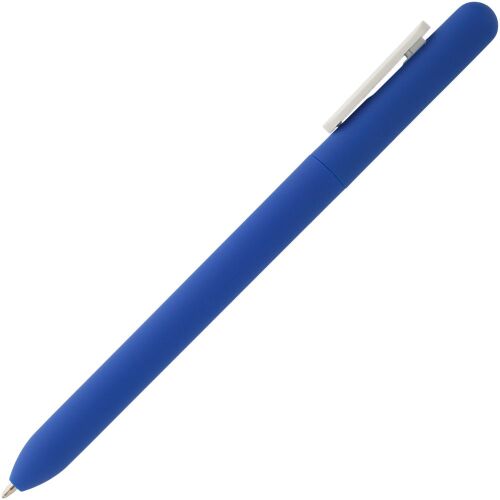Ручка шариковая Swiper Soft Touch, синяя с белым 3 Ручка шариковая Swiper Soft Touch, синяя с белым 3