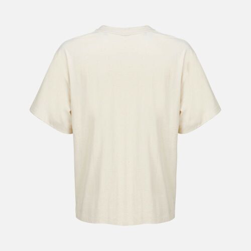 Футболка оверсайз унисекс Legacy, светло-бежевая (неокрашенная), 2