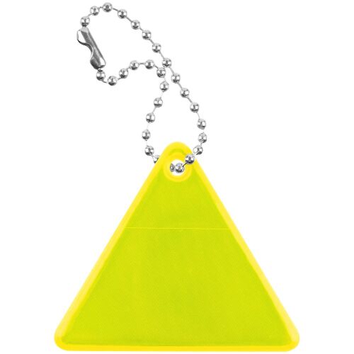 Светоотражатель Spare Care, треугольник, желтый неон 2