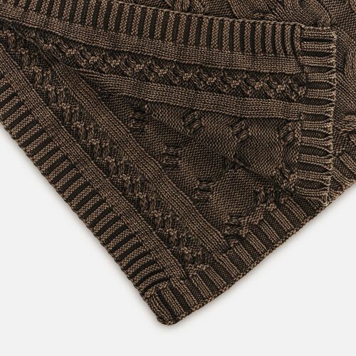 Плед Hygge, коричневый 4