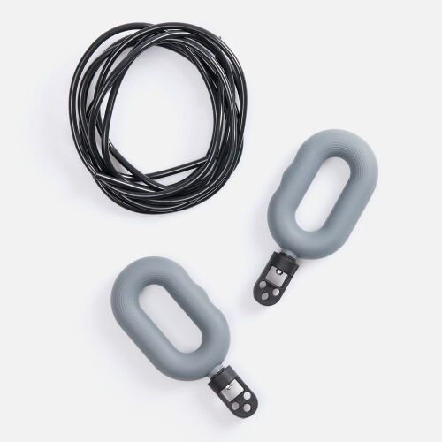 Мультифункциональная скакалка с эспандером Multi McFly, серая 1