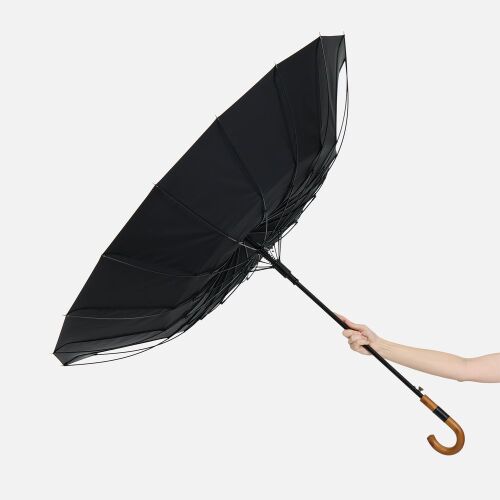 Зонт-трость Cloudfall, черный 7