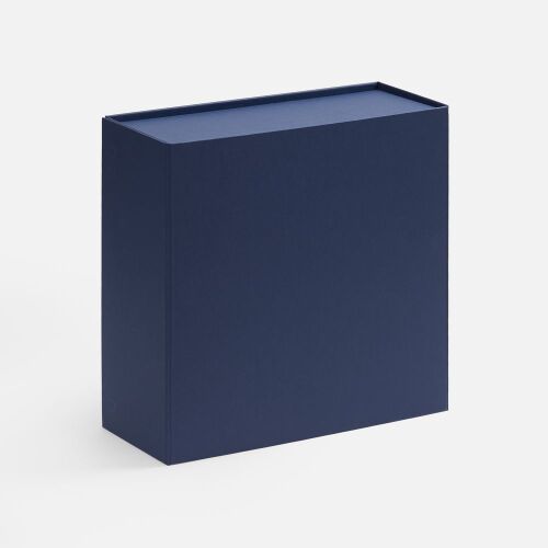 Коробка складная Quadra Fold, темно-синяя 2