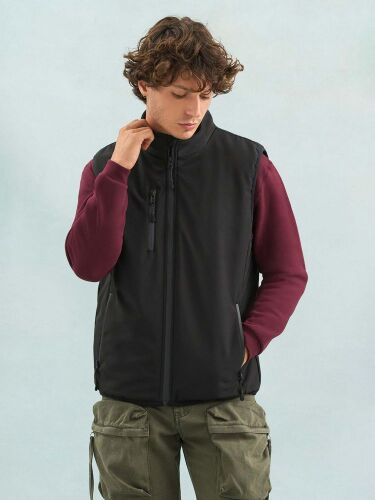 Жилет софтшелл унисекс Falcon BW, синий, размер XXL 1