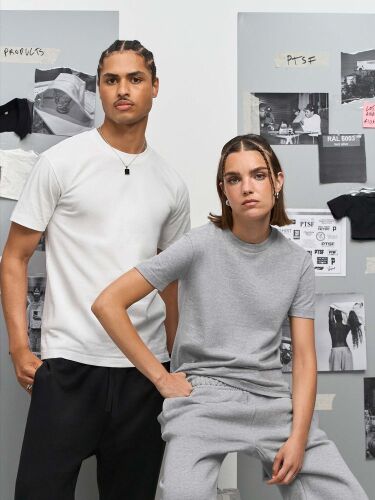 Футболка унисекс Cliff, светло-бежевая (неокрашенная), размер S 7