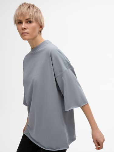 Футболка унисекс T1, серая, размер M/L 7