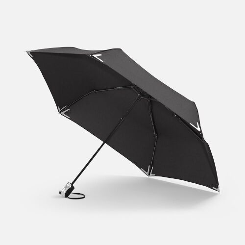 Зонт складной Safebrella, черный 2