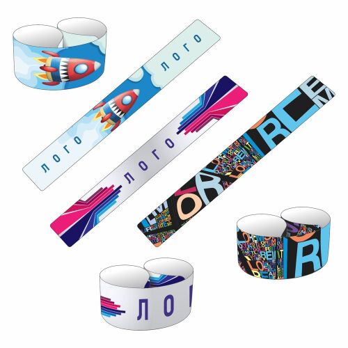 Браслет Slap с печатью на заказ 1