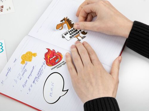 Наклейки бумажные Sticker Pack на заказ, S 6