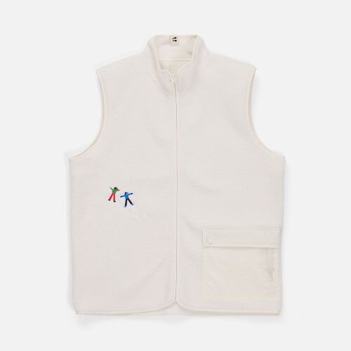 Жилет унисекс Oblako, молочно-белый, размер ХL/ХХL 6