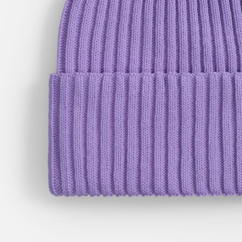 Шапка Yong, сиреневая 2
