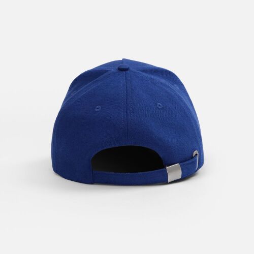 Бейсболка Classic 2.0, ярко-синяя с белым кантом 4