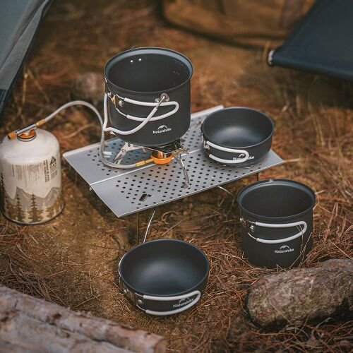 Набор посуды Naturehike NH18T018-G, серый 2