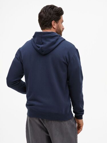 Толстовка унисекс Stone темно-синяя, размер L 6