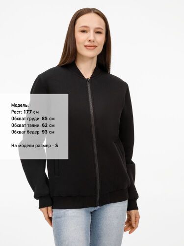 Бомбер унисекс Estado, черный, размер M 3