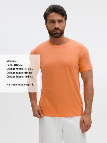 Футболка Regent 150, оранжевая (абрикосовая), размер XXL 4