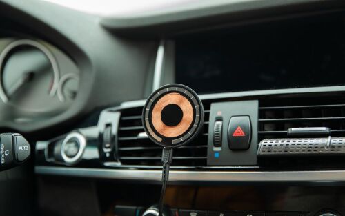 Держатель для смартфона Cooper Auto Wireless с беспроводной заря 1