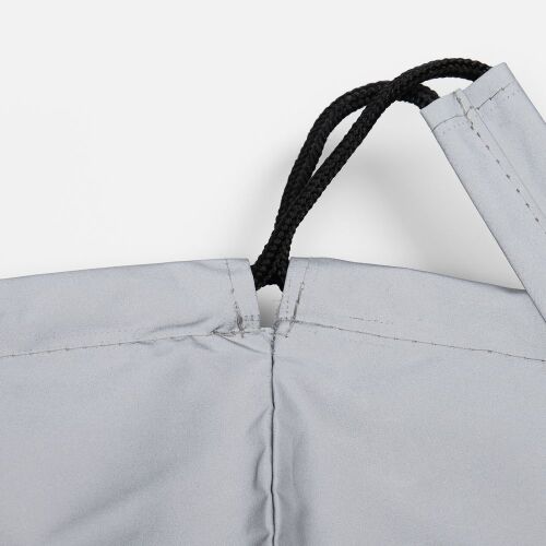 Детский рюкзак-мешок Manifest из светоотражающей ткани, серый 7